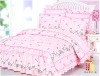100% Cotton Lace Printed Bedding Set,Comforter Set