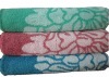 100%Cotton Yarn Dyed Jacquard Bath Towel