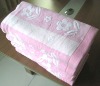 100% Cotton Yarn-Dyed Jacquard Towel with Velvet
