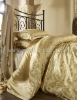 100% Luxury Gold Color Silk Jacquard Quilt