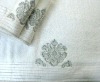 100%cotton bath towel with embroidery