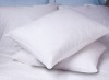 100% cotton cover white goose feather pillow