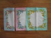 100% cotton high quality flower printed ladies' handkerchief