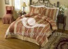 100%cotton jacquard bedding fabric comforter set