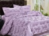 100%cotton jacquard bedding set / fabric for home textile