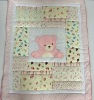 100% cotton patchwork baby quilt high quality
