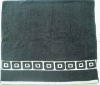 100% cotton plain dyed jacquard bath towel