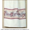 100%cotton solide Dobby bath towel with printing on the border