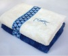 100 cotton terry yarn dyed embroidery towel