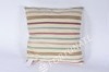 100% cotton velvet with ribbon stripes16"x16" striped cushion/pillow home textiles