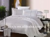 100% cotton white jacquard duvet cover--hotel bed linen