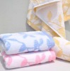 100% cotton yarn dyed face towel