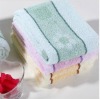 100% cotton yarn dyed solid face towel