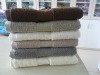 100% cotton zero twist solid color bath towel