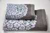 2 pcs embroidery cotton towel set