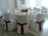 2012 elegant design white flat top banquet chair cover for weddings and party Europe market