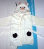2012 new design cotton bathrobe with embroidered suit for baby