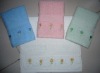 21S JACQUARD VELVET BATH TOWEL WITH EMBROIDERY