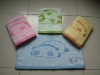 21s printed terry towel with embroidery