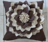 3D flower hand-made embroidery cushion cover