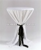 60*110CM Poly Cocktail Table Cover with Tie