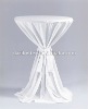 60*110CM White Polyester Table Cover for cocktail table