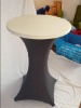 80cm diameter 110cm height dry bar cocktail bistro table cover with cap