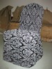 Black and White Chair Cover/White and black chair cover