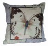 Butterfly Design Polyester Cushion Case