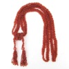 COLA RED GLASS SEED BEADS BEADED CURTAIN TIE BACK TASSEL