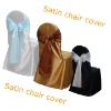 Chair cover,satin chair cover,hotel chair cover