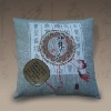 Chinese Fans Printed Throw Pillow