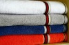 Cotton terry bath towel with border TC1123
