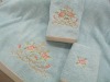 Cotton towel with embroidery