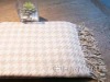 Cotton woven blanket throw bedding home textiles