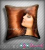 Digital Printed Cushion Cover on Velvet / SATIN /dupion /cotton /crepe..