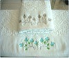Embroidered Jacquard Bath Towel