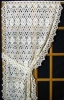Embroidery lace curtain