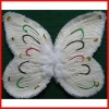 Feather Wings with colorful feather line - custom order your color