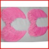 Feather Wings with colorful feather line - custom order your color