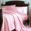 Gil's Favoriate 6pcs Pink Silk Satain Sheet Set