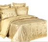 Golden Color Cotton Hotel Bed Linen