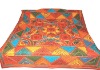 Gorgeous Bedspread Set With Multi Colored Patch Work