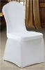 High quality White Lycra Chair Cover in Flat Style for Event, weddings
