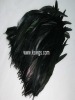 Hot sale black color  feather hair extensions