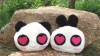 JM8322 plush panda pillow