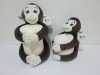 JM8364-2 soft toy monkey with blanket
