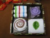 Latest 100% cotton towel cake gifts set(WBC-055)