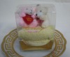 Latest cotton towel cake favors valentine(WBB-038)