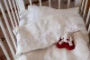 Linen bed linen for baby